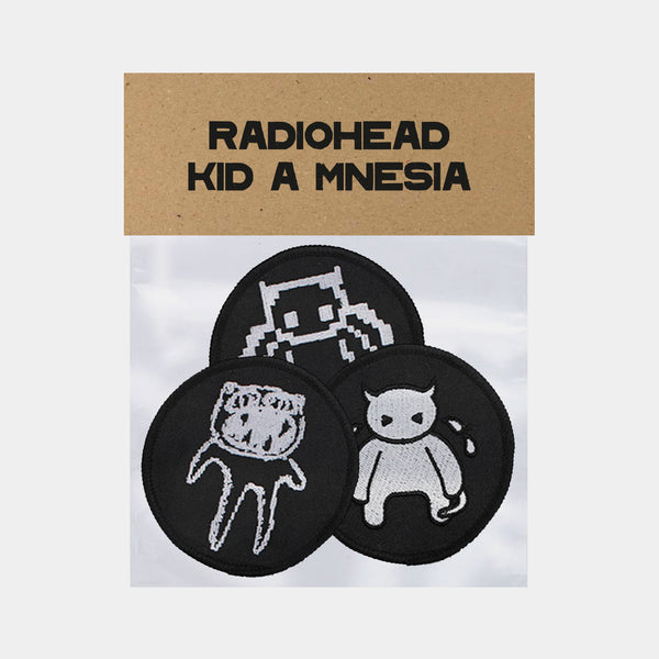 KID A MNESIA EMBROIDERED PATCH SET 
